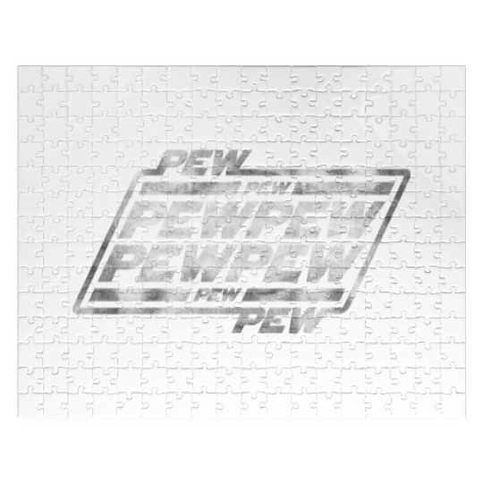 Pew Pew Pew Jigsaw Puzzles