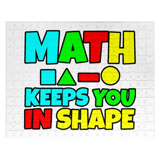 Math Keeps You In Shape 2 Jigsaw Puzzles