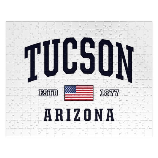 USA FLAG Stars Stripes Tucson Arizonna Jigsaw Puzzles