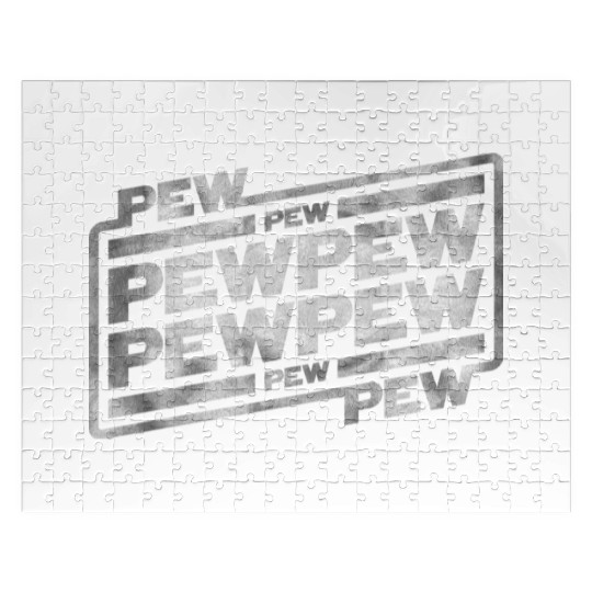 Pew Pew Pew Jigsaw Puzzles
