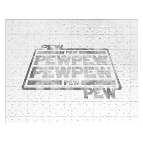 Pew Pew Pew Jigsaw Puzzles