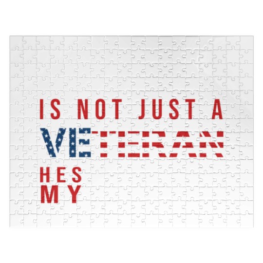 My Dad Is Not Just a Veteran He's My Hero US Jigsaw Puzzles