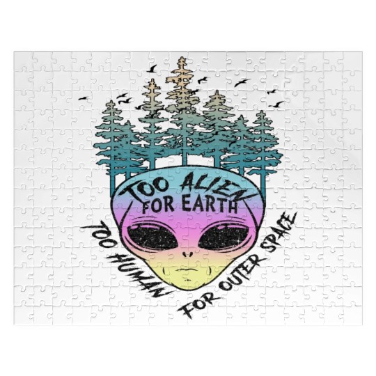 too alien for earth Jigsaw Puzzles