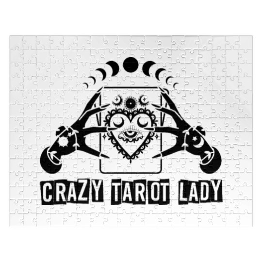 Divination Crazy Tarot Lady Crystal Ball Tarot Jigsaw Puzzles