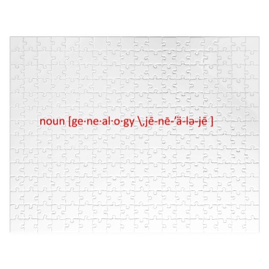 Funny Genealogy Genealogist Jigsaw Puzzles