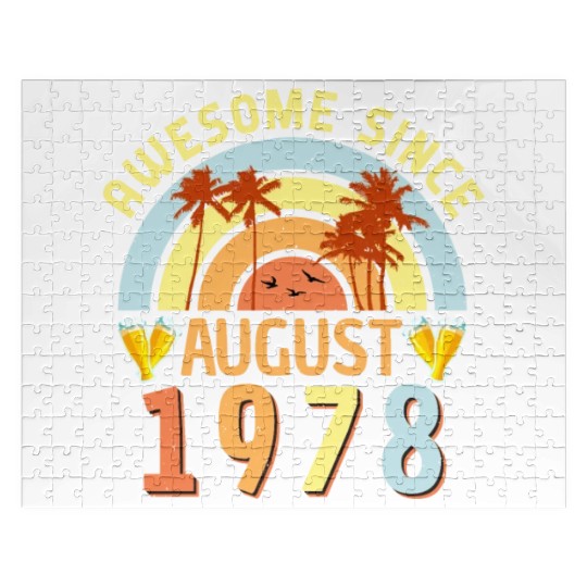 August 1978 Retro Jigsaw Puzzles