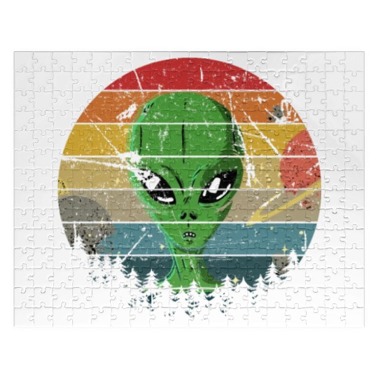 Alien Gift Extraterrestrial UFO AREA 51 Sci-fi Jigsaw Puzzles