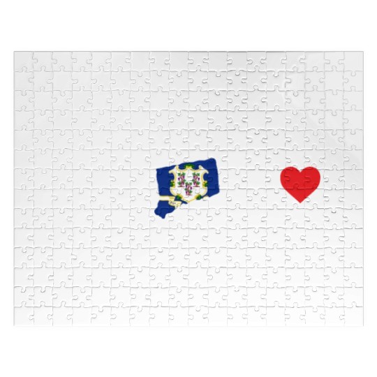 Connecticut Heartbeat Gift Jigsaw Puzzles