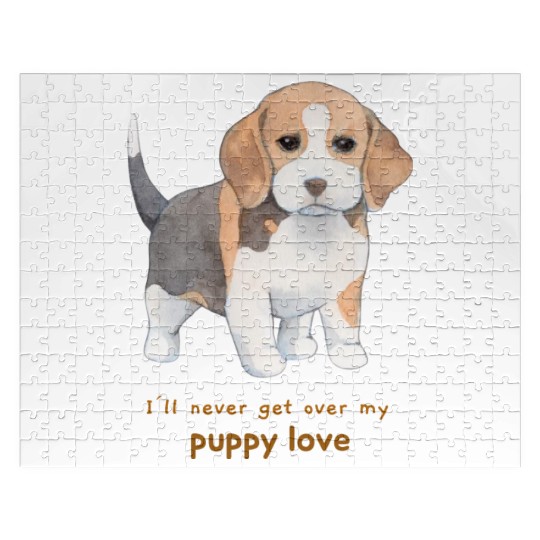 I'll Never Get over my Puppy Love. Adorable Beagle Jigsaw Puzzles