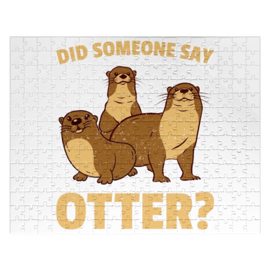 Did Someone Say Otter Jigsaw Puzzles