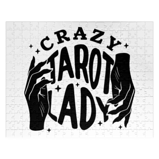 Divination Crazy Tarot Lady Crystal Ball Tarot Jigsaw Puzzles