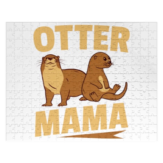 Otter Mama Sea Otters Jigsaw Puzzles
