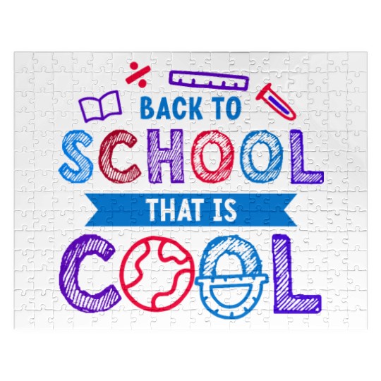 Kids Back to School That Is Cool Design Jigsaw Puzzles