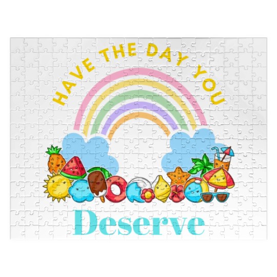 Have The Day You Deserve Karma Quotes Jigsaw Puzzles