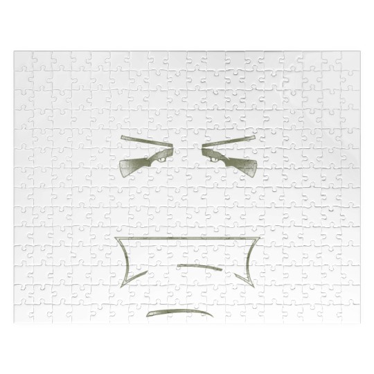 Buck Deer Hunting Hunter Vintage Jigsaw Puzzles