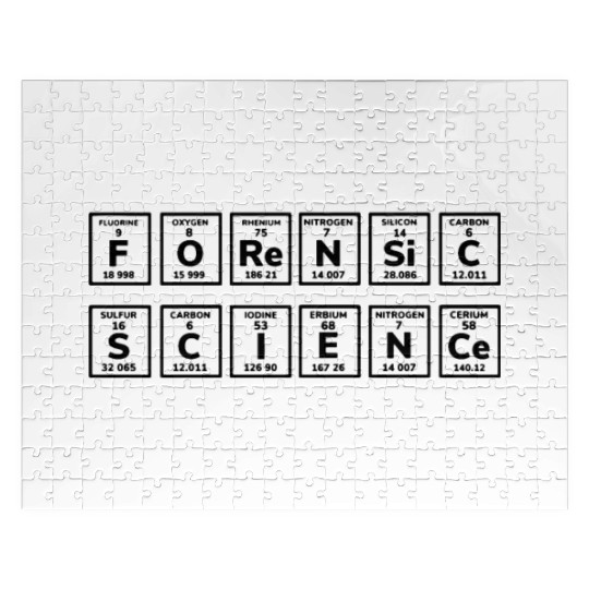 Forensic Science Periodic Table Jigsaw Puzzles