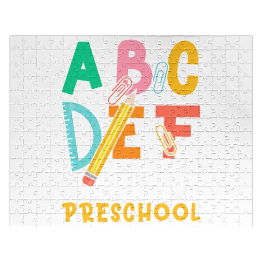 Kids Back to School Alphabet Genius Preschool Jigsaw Puzzles