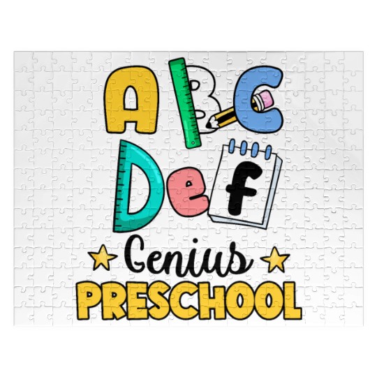 Kids Back to School Alphabet Genius Preschool Jigsaw Puzzles
