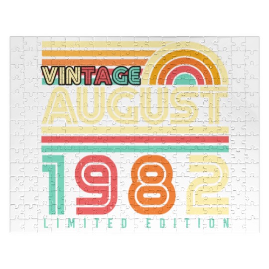 40th Birthday August 1982 Jigsaw Puzzles