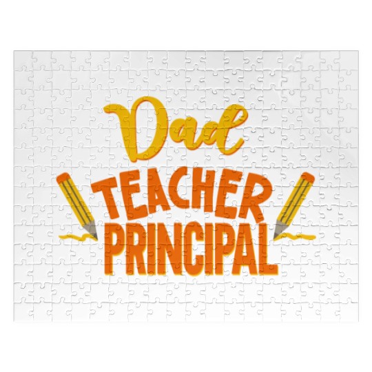 Dad Teacher Principal Homeschooling Homeschool Jigsaw Puzzles