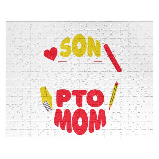 Son of an awesome Pto Mom Son of an awesome Pto Mo Jigsaw Puzzles