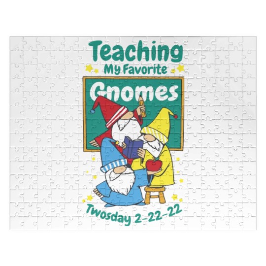 Teaching my favourite Gnomes twosday Teaching my f Jigsaw Puzzles