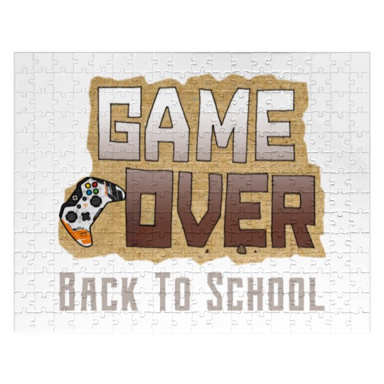 Game Over Back To School Jigsaw Puzzles