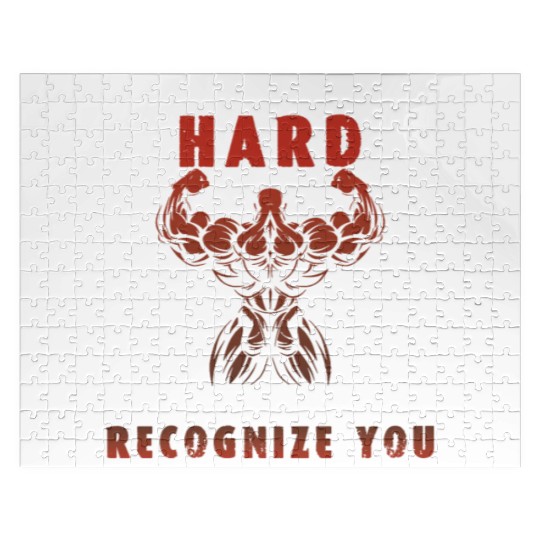 Work Hard / gym /workout /exercise Jigsaw Puzzles