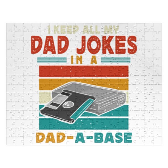 Dad Joke Data Scientist Pun Computer Science Papa Jigsaw Puzzles