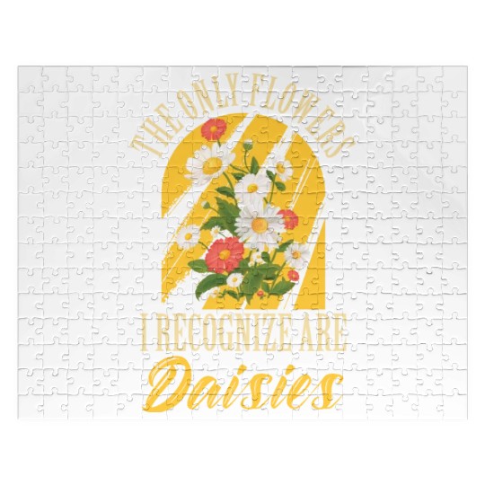 Daisy Garden Gardening Gardener Jigsaw Puzzles