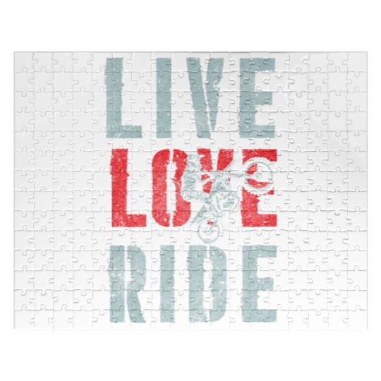 Biker Hard Rock Racing Motocross Jigsaw Puzzles