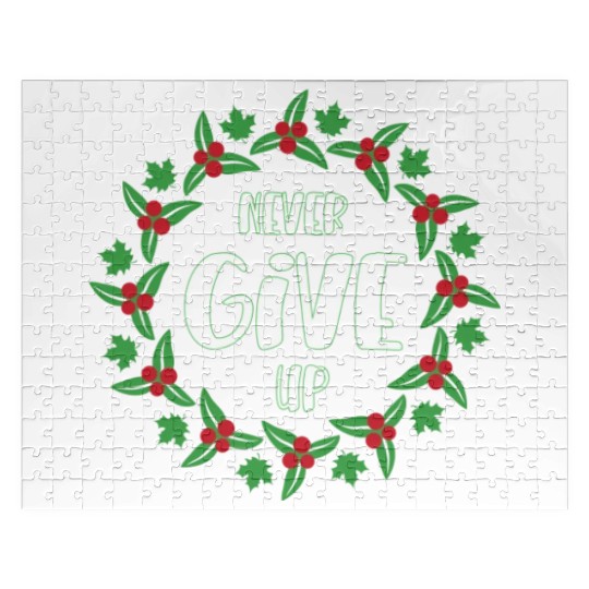 Never give up Jigsaw Puzzles