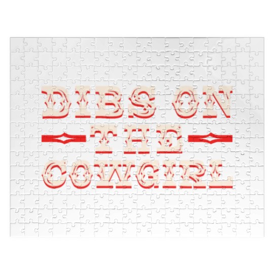 Dibs On The Cowgirl - Cowboy Rodeo Jigsaw Puzzles