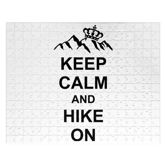 Keep Calm And Hike Jigsaw Puzzles