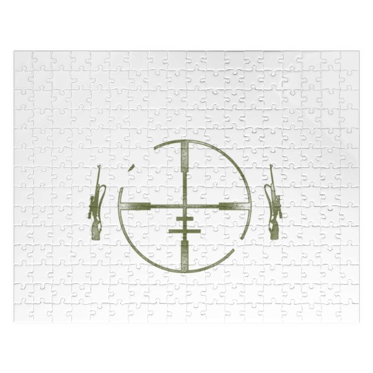 Buck Deer Hunting Hunter Vintage Jigsaw Puzzles