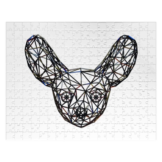 Geometric Fennec Fox Jigsaw Puzzles