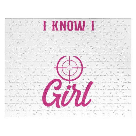 Buck Deer Hunting Hunter Girl Jigsaw Puzzles