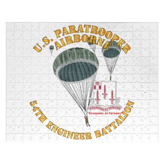 Army US Paratrooper 54th Engineer Battalion X 300 Jigsaw Puzzles