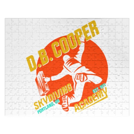 DB Cooper Skydiving Academy Jigsaw Puzzles