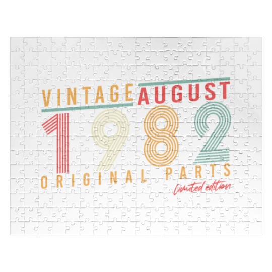 40th Birthday August 1982 Jigsaw Puzzles