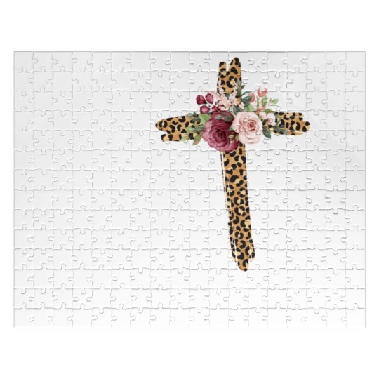 He Is Risen Jesus Christ Cross Easter Sunday Jigsaw Puzzles