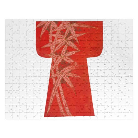 Kimono old fabric design Jigsaw Puzzles