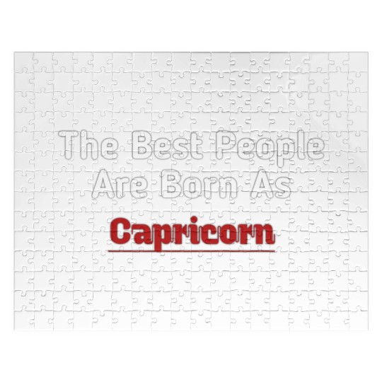 The Best People Are Born As Capricorn Jigsaw Puzzles