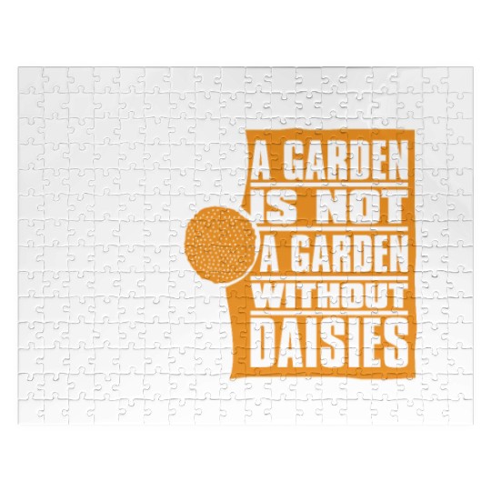 Daisy Garden Gardening Gardener Jigsaw Puzzles