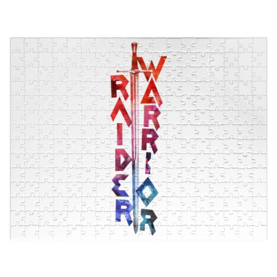Raider Warrior logo 2 by Carmo Fernandes Jigsaw Puzzles