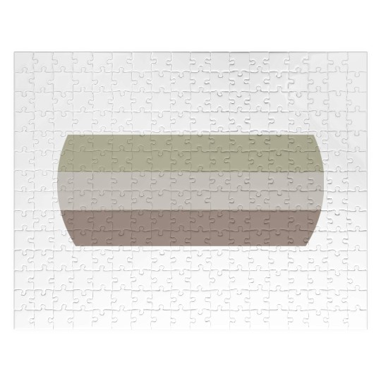 Camouflage Circle Center only Jigsaw Puzzles