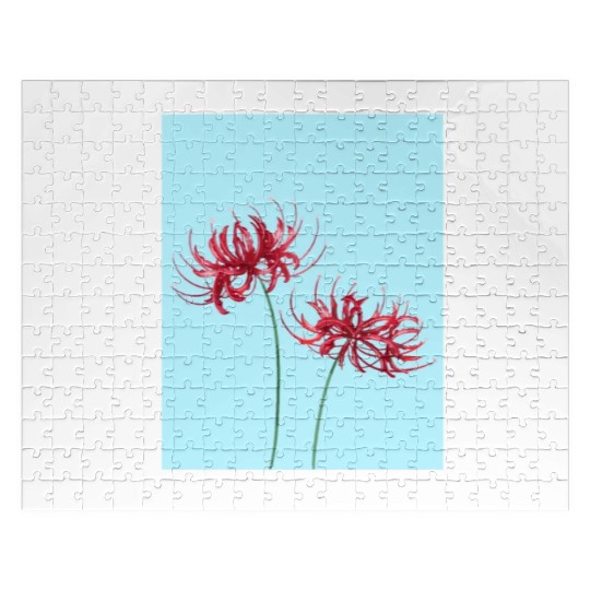 Red Spider Lily Lycoris Recoil Anime Fanart Jigsaw Puzzles