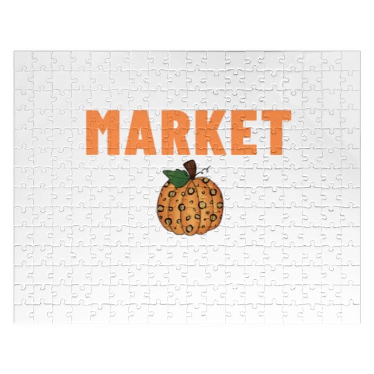 Farmers Market Pumpkin Jigsaw Puzzles