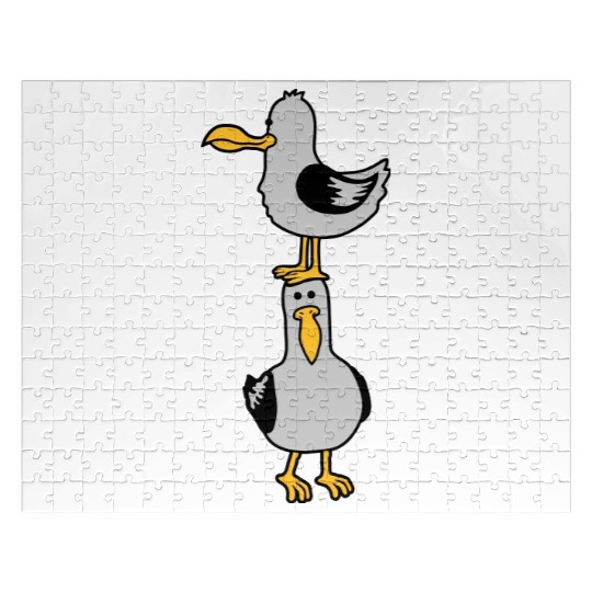 seagull team 2 friends Jigsaw Puzzles
