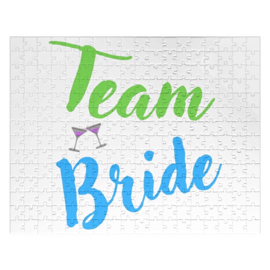 Team Bride Bachelorette Party Hen Party Jigsaw Puzzles